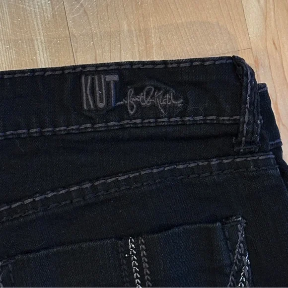 KUT from the Kloth Women's Black 5-Pocket Boot Cut Jeans - Picture 8 of 15